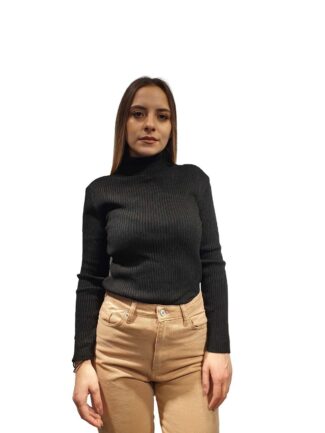 Μπλούζα Πλεκτή Ζιβάγκο Μαύρη