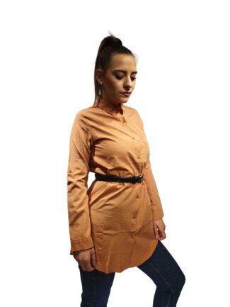 Πουκάμισο Μακρύ Πορτοκαλί