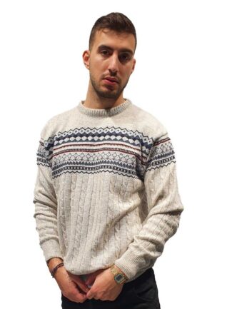 Πλεκτό Ζακάρ Γκρί