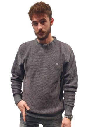 Μπλούζα Πλεκτή  Μελανζέ Γκρι