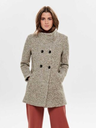 Παλτό Midi ONLY Γκρι