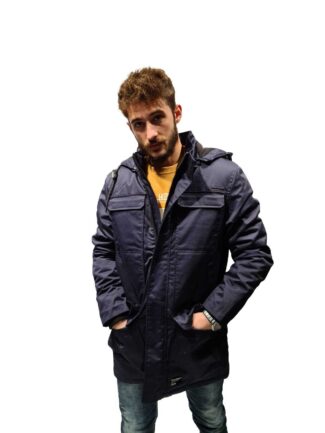 Μπουφάν Biston Μακρύ Μπλε