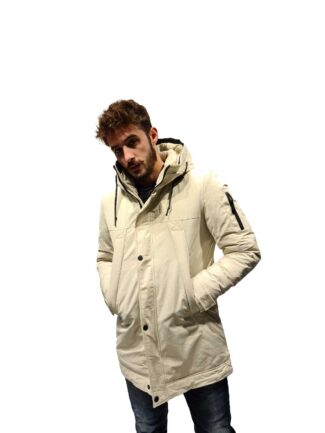 Μπουφάν Biston Μακρύ Μπεζ