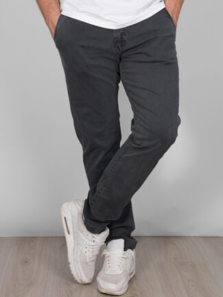 Παντελόνι Chinos Va-Tach με Allover Τύπωμα Γκρί