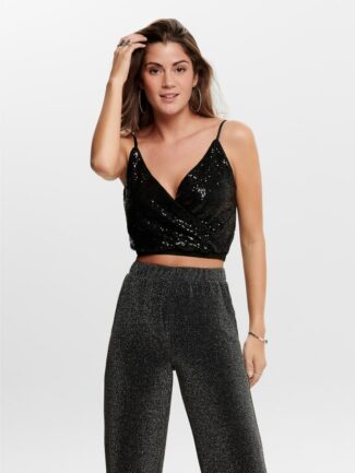 Μπλούζα Cropped ONLY Μαύρη