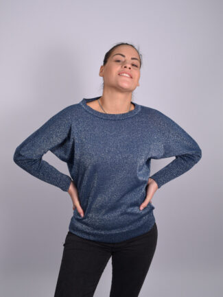 Μπλούζα Lurex Μπλε