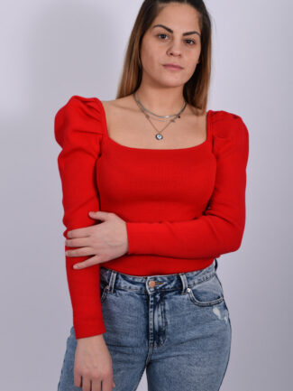 Μπλούζα Πλεκτή Κόκκινη