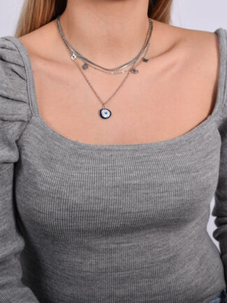 Μπλούζα Πλεκτή Γκρι