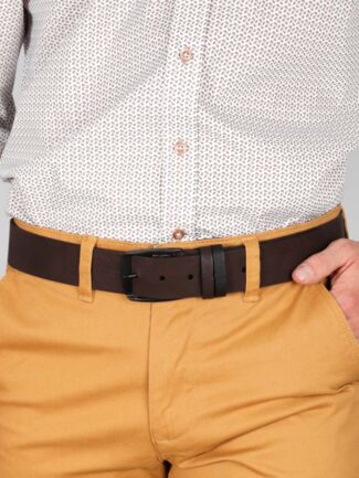 Ζώνη Τεχνόδερμα Καφέ