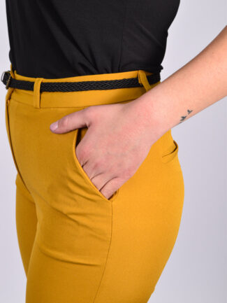 Παντελόνι Chinos Κίτρινο