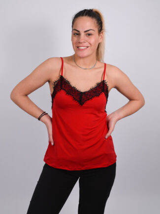 Μπλούζα Lingerie Κόκκινη