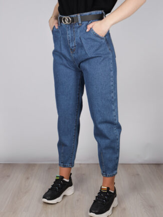 Παντελόνι Jean Slouchy Σκούρο Μπλε