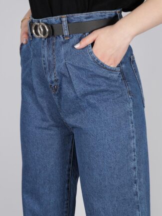 Παντελόνι Jean Slouchy Σκούρο Μπλε