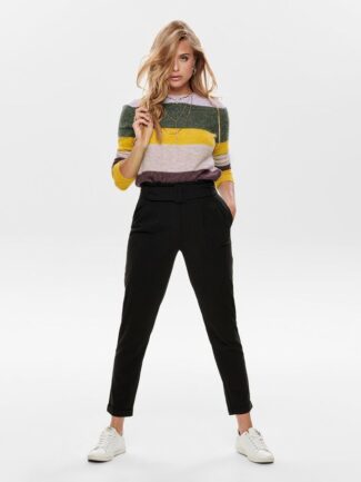 Παντελόνι Paperbag ONLY Μαύρο