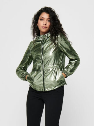 Μπουφάν Metallic ONLY Πράσινο