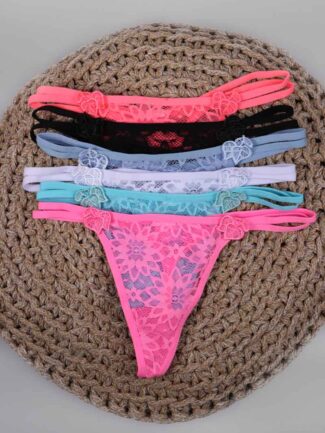 String με διπλό κορδόνι Γαλάζιο