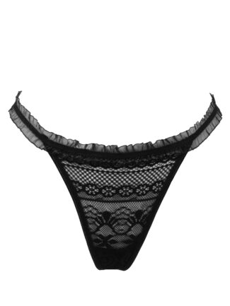 String Δαντέλα Μαύρο