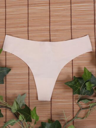 Slip String Laser Cut Μπεζ