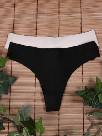 Slip String Laser Cut Μαύρο