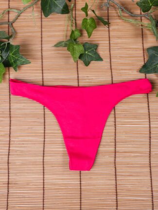 Slip String Βαμβακερό Φούξια