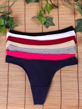 Slip String Βαμβακερό Άσπρο