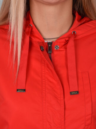 Μπουφάν Κοντό ONLY Κόκκινο