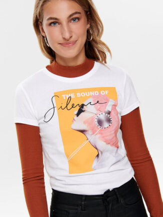 T-SHIRT Γυναικείο ONLY Λευκό