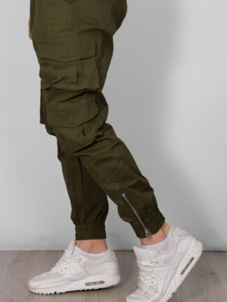 Παντελόνι Vatach Cargo με ιμάντα για ζώνη Χακί