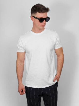 T-Shirt Basic Double Άσπρη
