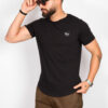 T-shirt Attitude μονόχρωμη Μαύρη