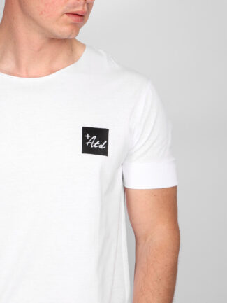 T-shirt Attitude μονόχρωμη Άσπρη