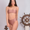 Μαγιό Μπικίνι Strapless Brazilian Ροζ