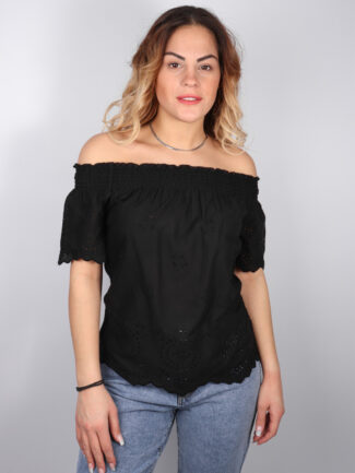 Τοπ Κιπούρ ONLY Μαύρο