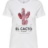 T-Shirt ONLY "EL CACTO" Λευκό