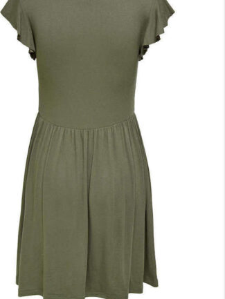 Φόρεμα ONLY Χακί Βολάν