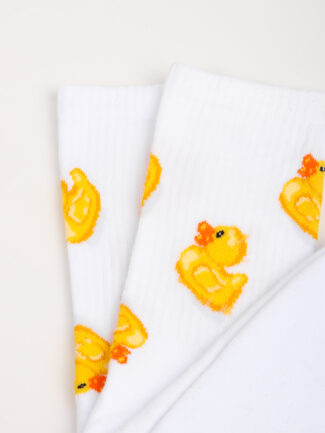 Κάλτσα Λευκή Παπάκια