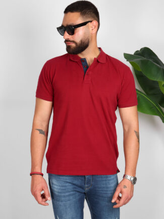 Μπλούζα polo Κόκκινη