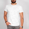 T-Shirt allover VAN HIPSTER Λευκό