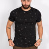 T-Shirt Φλάμα allover VAN HIPSTER Μαύρο