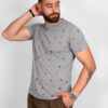 T-Shirt Φλάμα allover VAN HIPSTER Γκρι