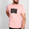 T-Shirt με Τύπωμα "CHANGE YOUR MIND CHANGE YOUR LIFE " Ροζ