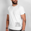 T-Shirt με Τύπωμα ''NOTHING IS IMPOSSIBLE'' Λευκό