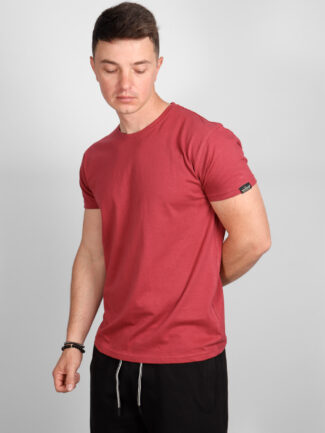 T-Shirt VAN HIPSTER Μονόχρωμο Μπορντό