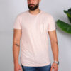 T-Shirt VAN HIPSTER με Τύπωμα στο Στήθος Ροζ