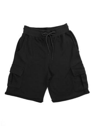 Βερμούδα Attitude Cargo Μακό Μαύρη