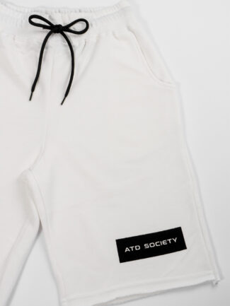 Βερμούδα Attitude Μακό “ATD SOCIETY” Λευκή