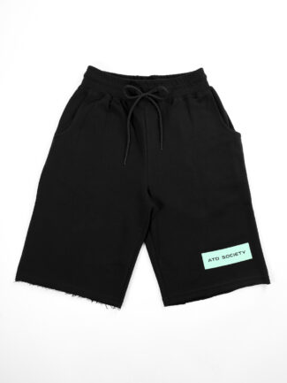 Βερμούδα Attitude Μακό “ATD SOCIETY” Μαύρη