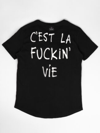 Μπλούζα Attitude “C’EST LA FUCKIN’ VIE” Μαύρη