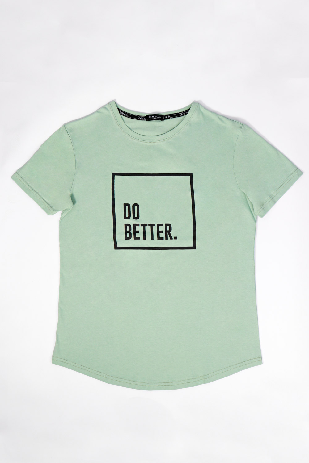 T-Shirt Attitude "DO BETTER" Πετρόλ