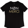 Μπλούζα Attitude "NON MERCI" Μαύρη